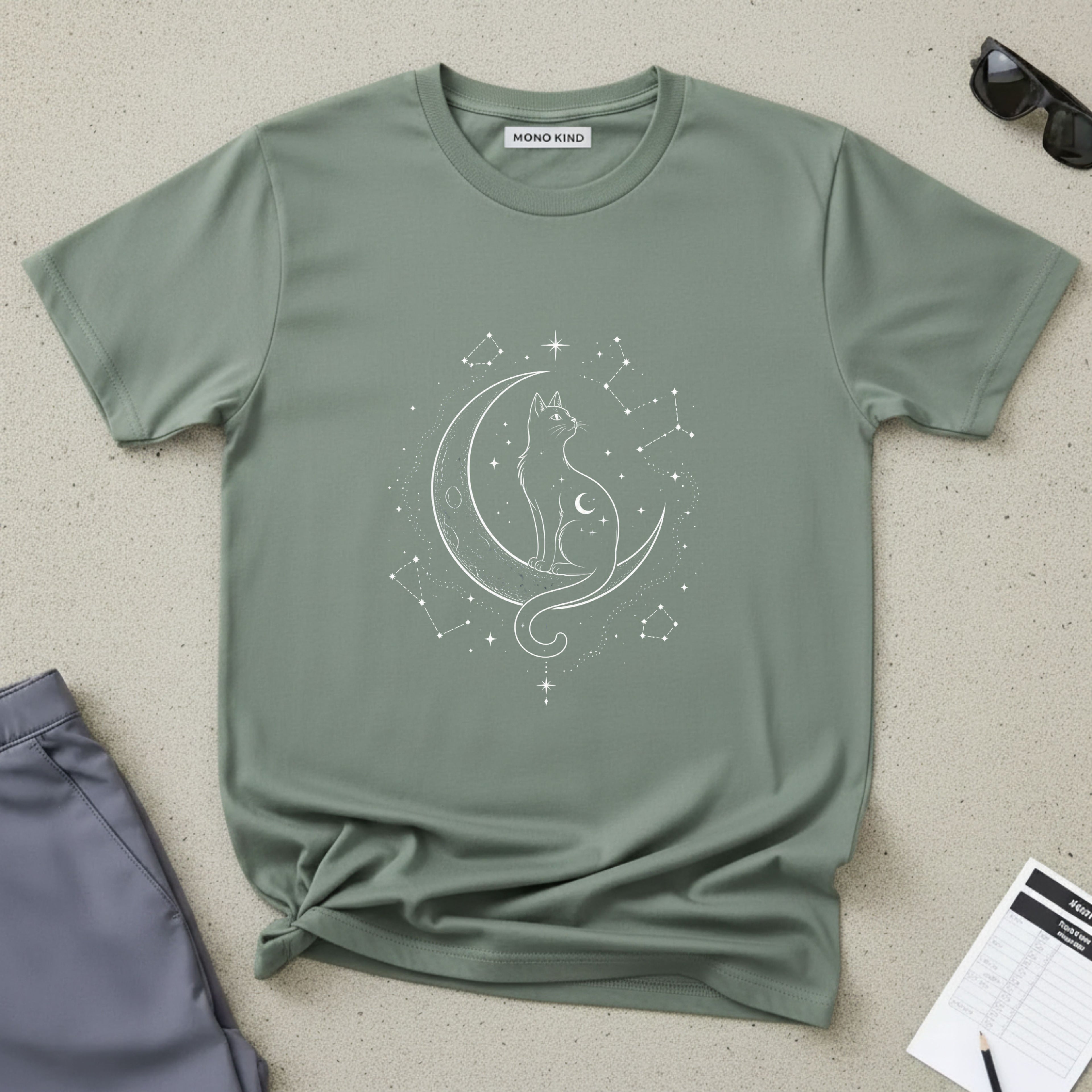 Tabby Astronaut Kitten T-Shirt