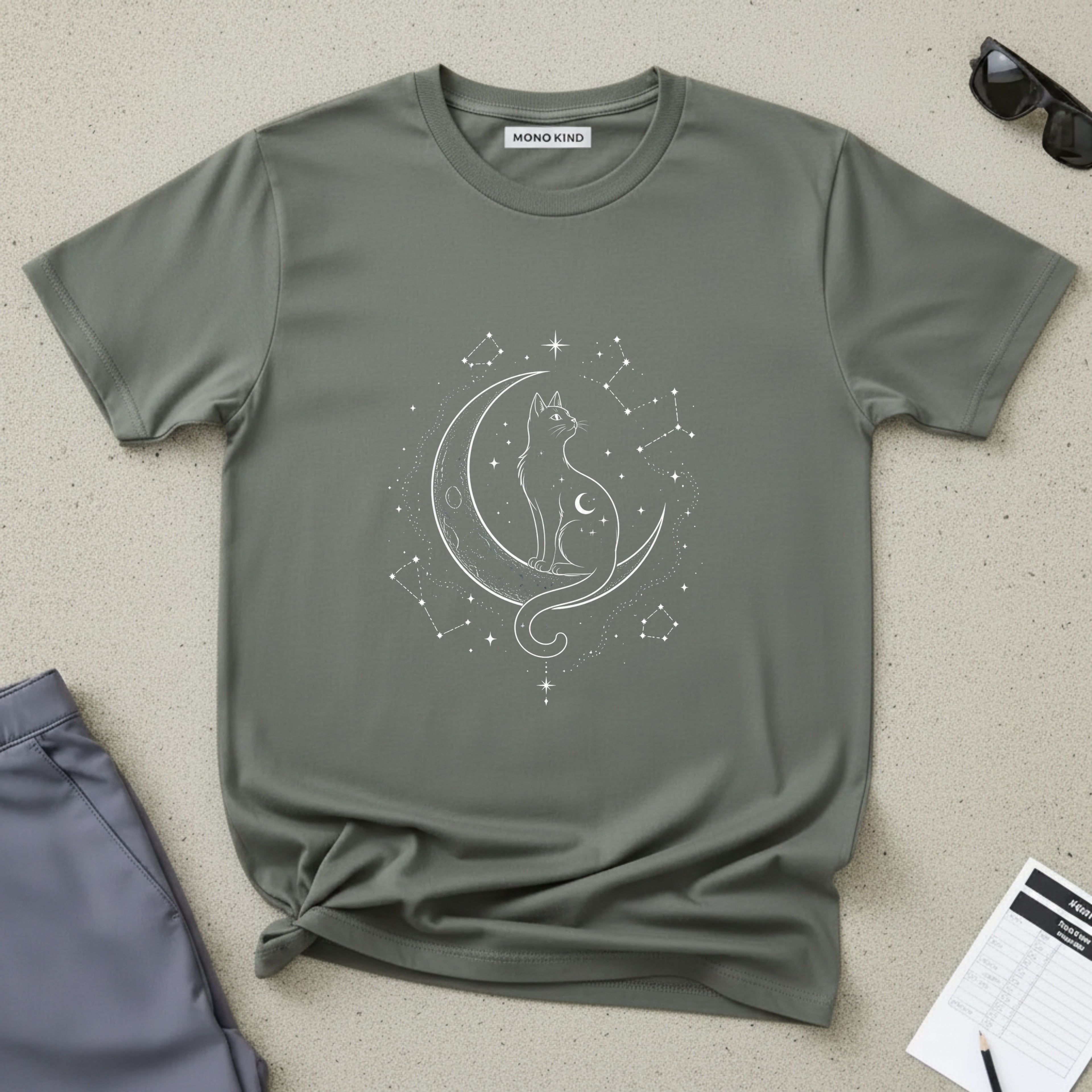 Tabby Astronaut Kitten T-Shirt