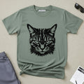 Tabby Cat Ink Portrait T-Shirt