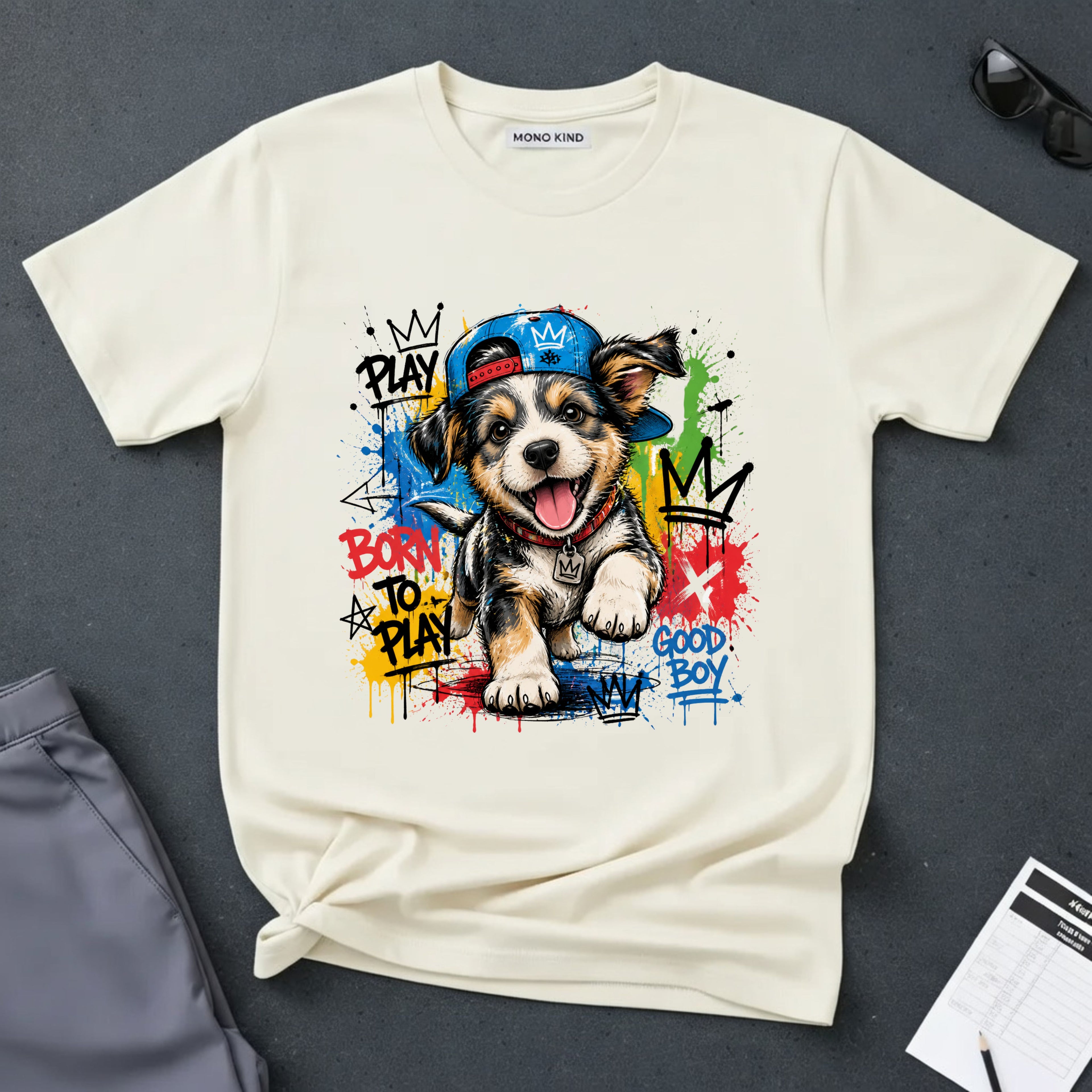 Puppy Graffiti T-Shirt