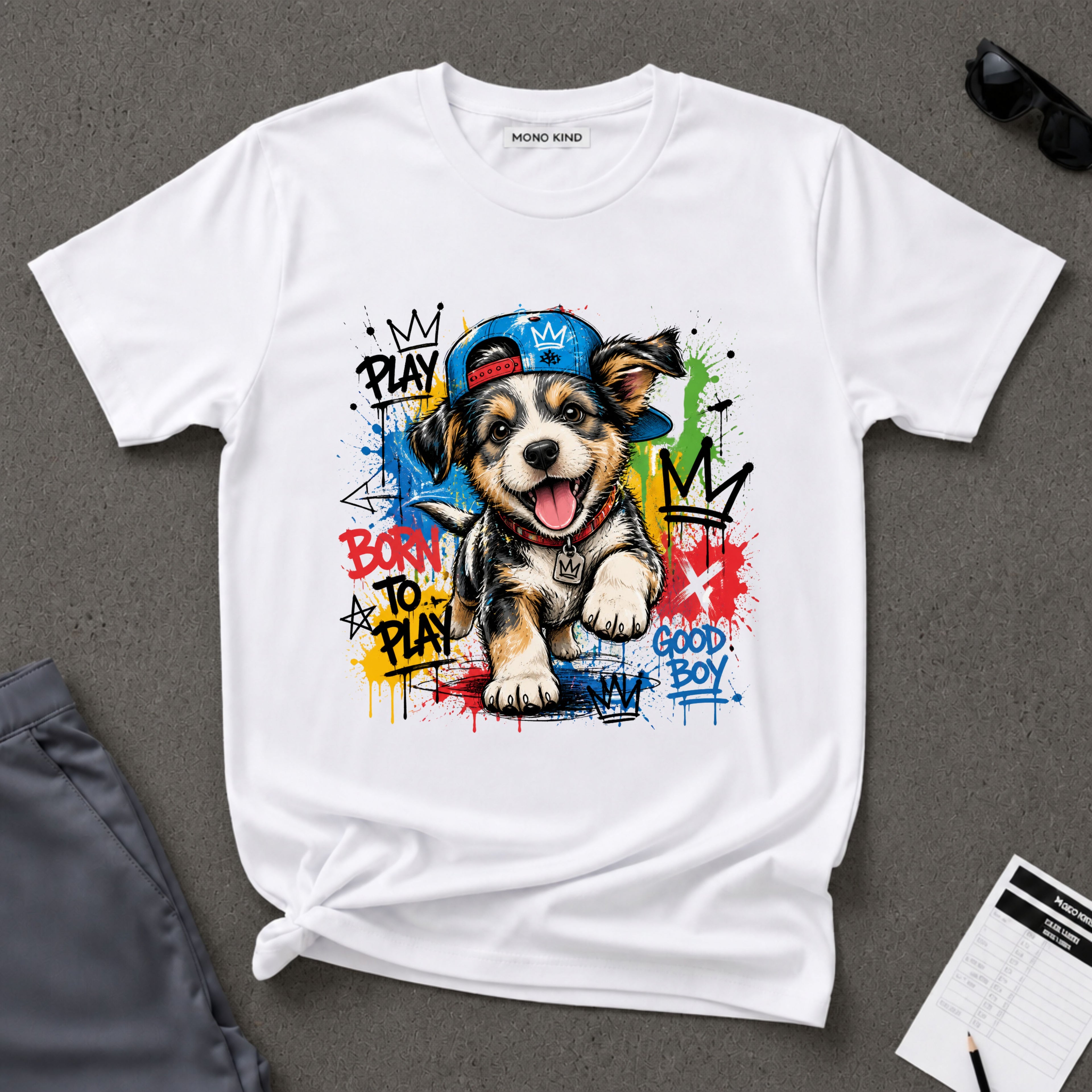 Puppy Graffiti T-Shirt