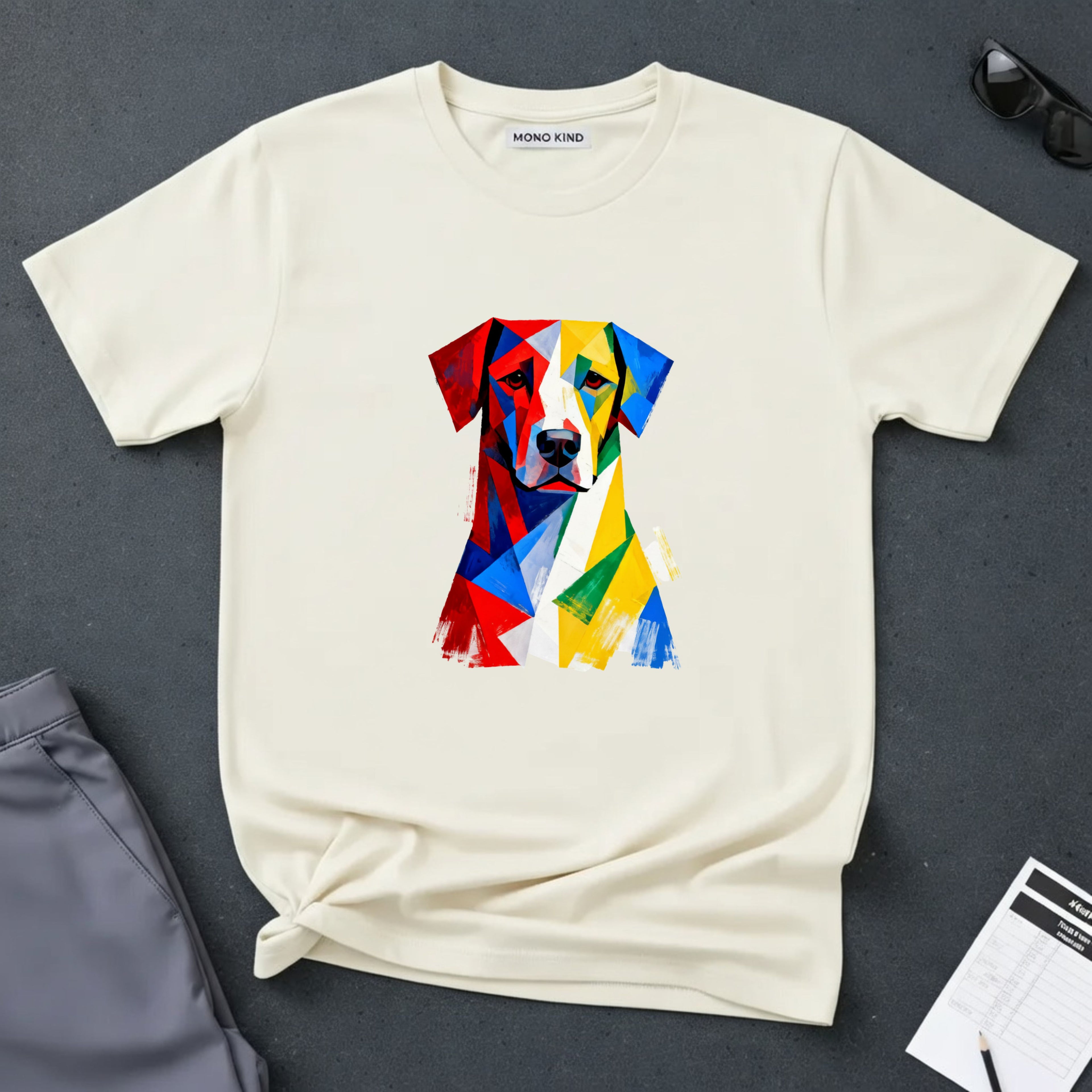 Noble Hound Geometric Dog T-Shirt