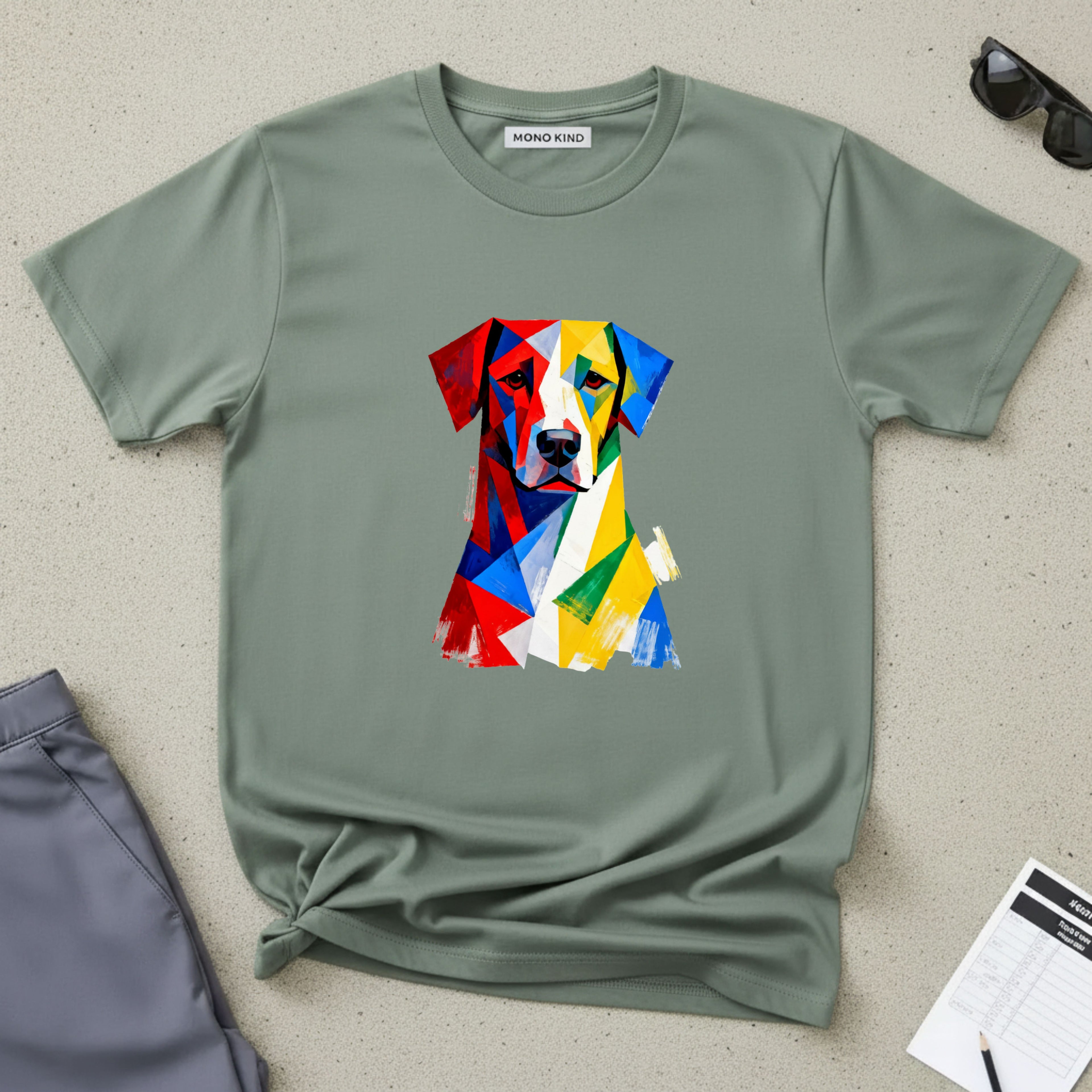 Noble Hound Geometric Dog T-Shirt