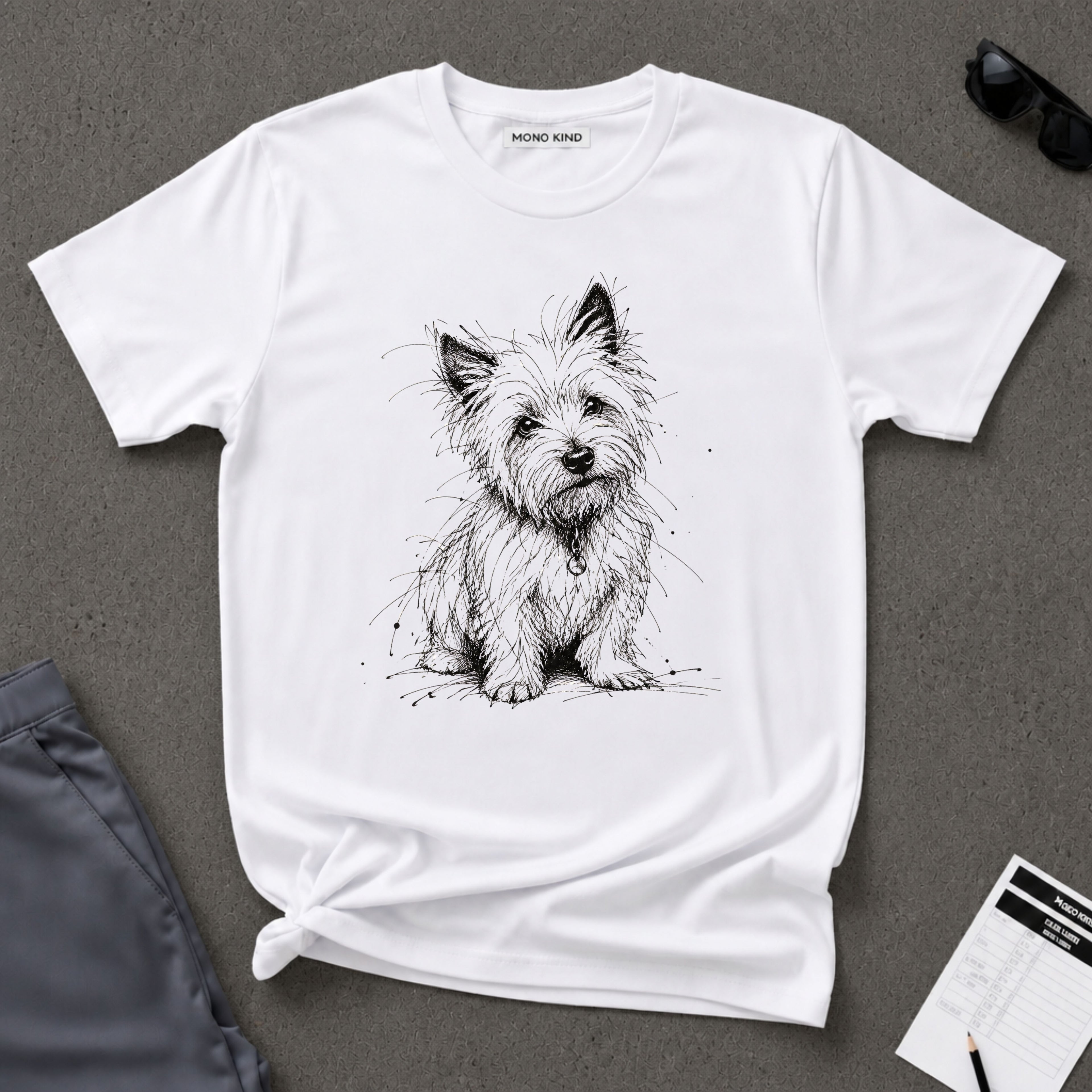 Westie Sketch T-Shirt