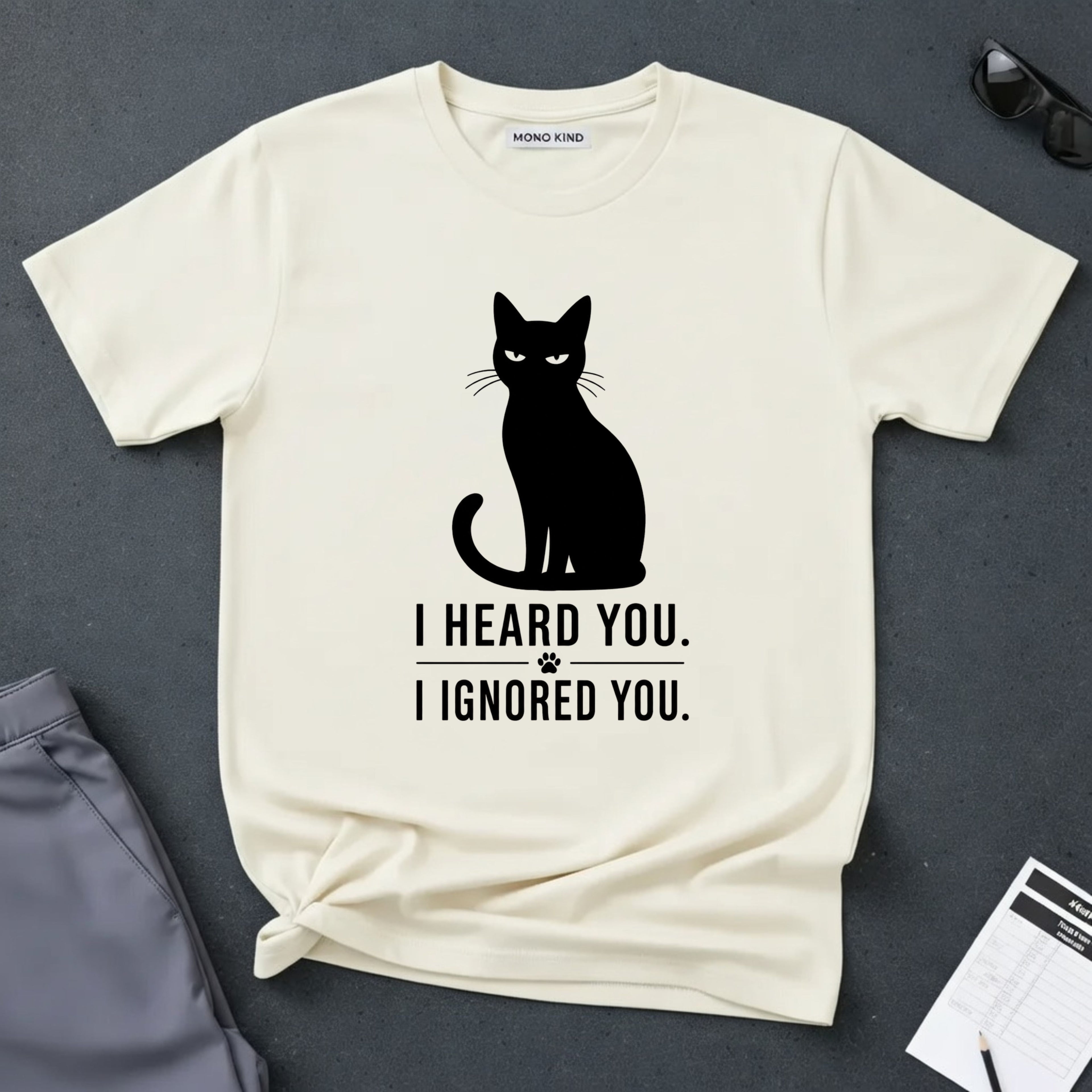 Funny Cat Graphic T-Shirt
