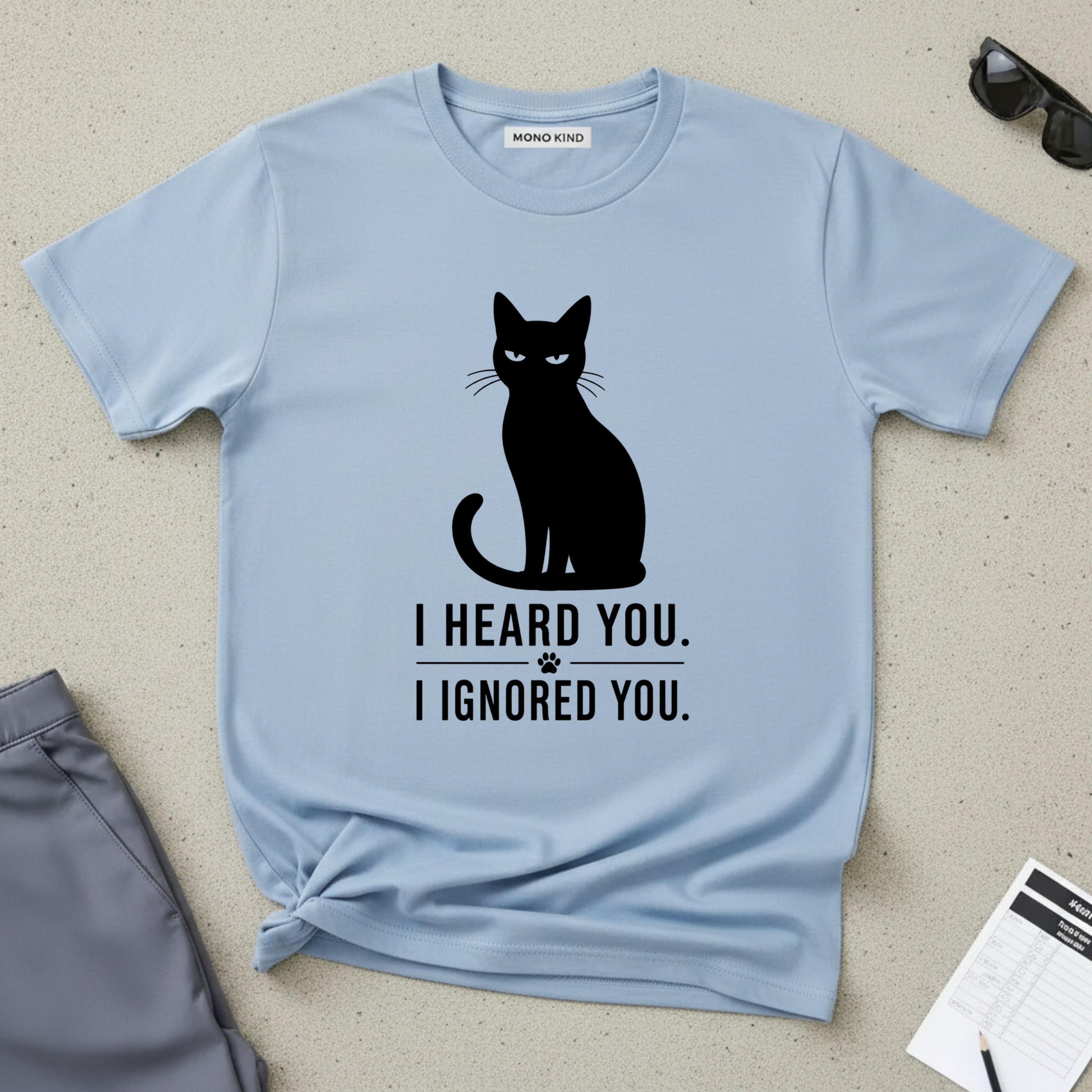 Funny Cat Graphic T-Shirt