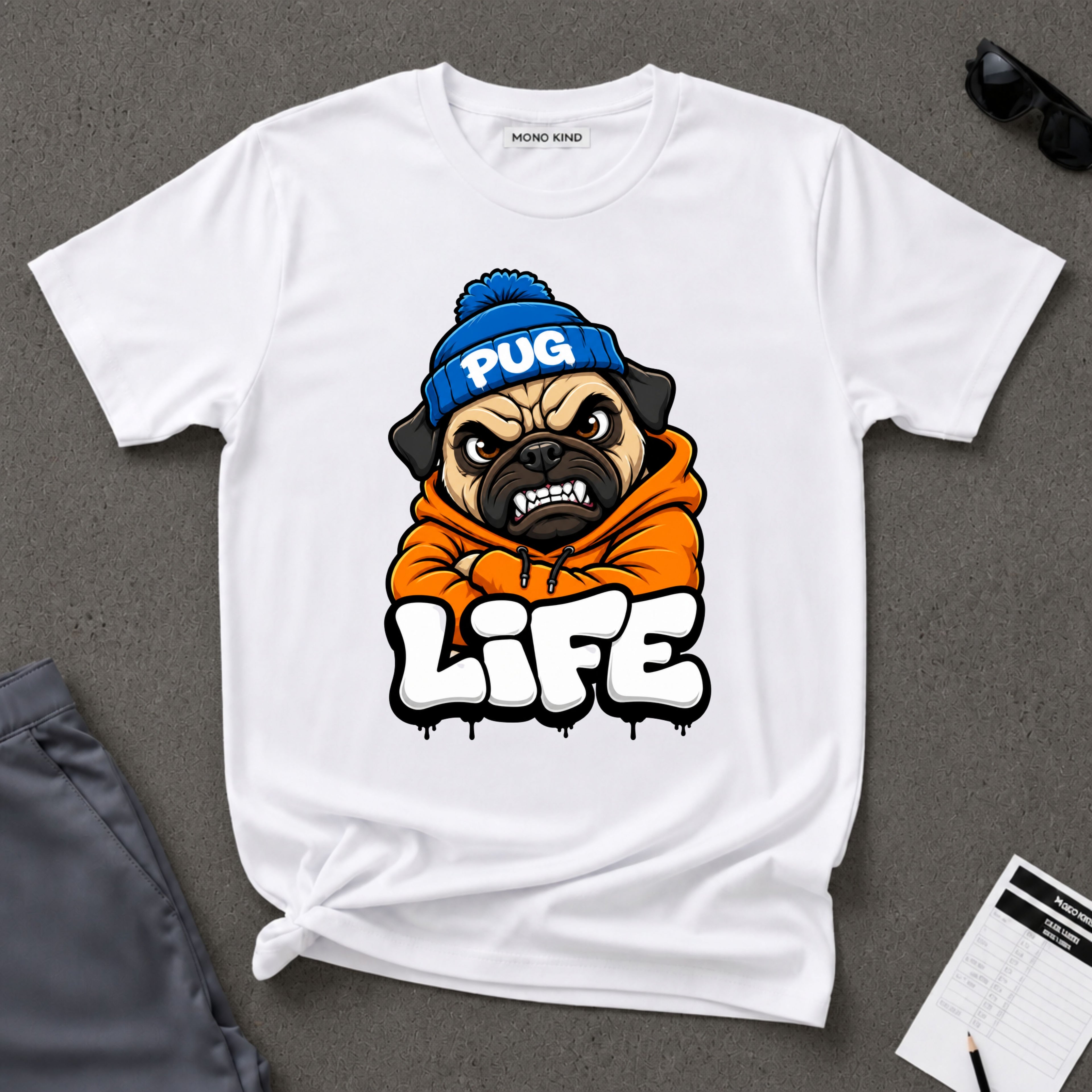 Pug Graphic T-Shirt