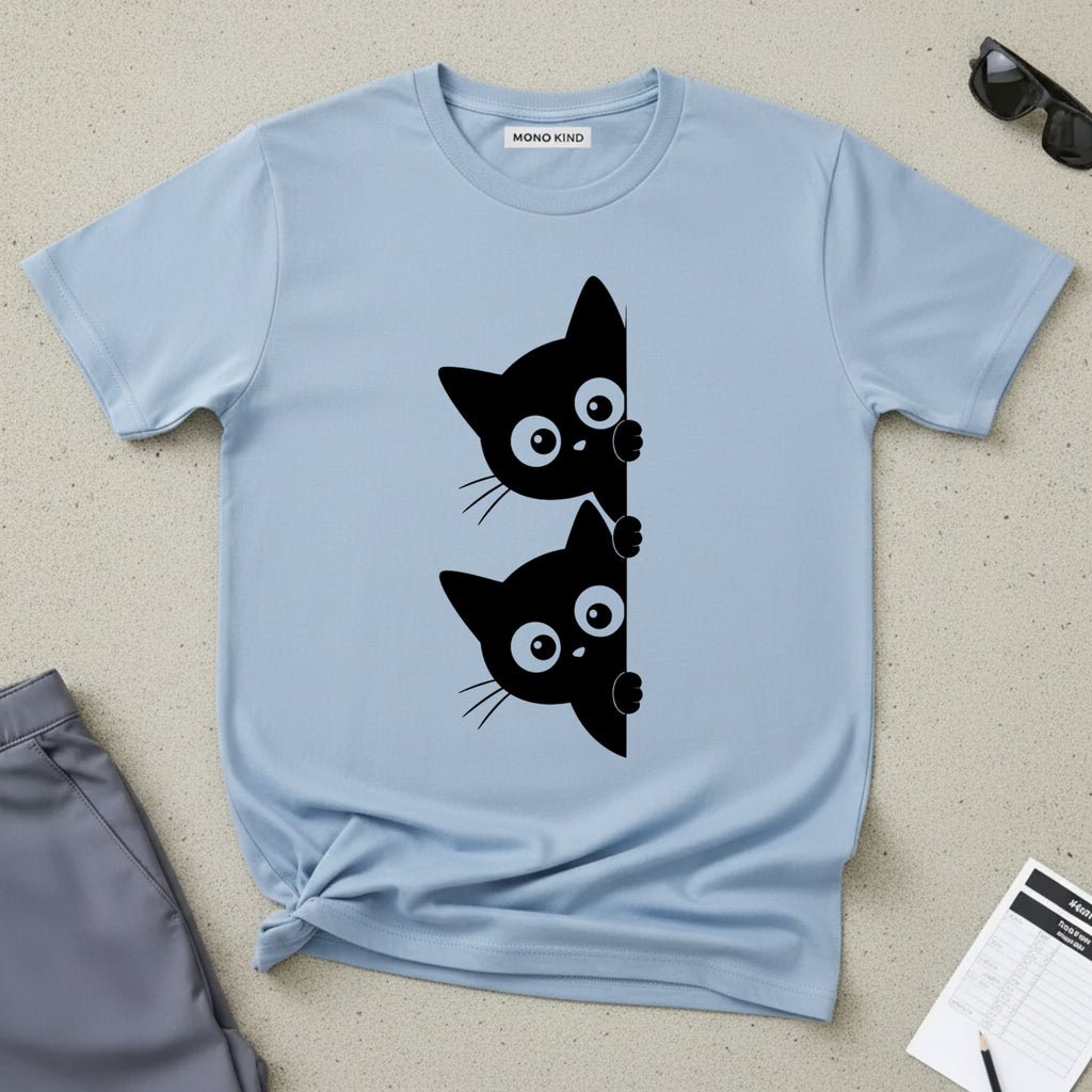 Peeking Cats T-Shirt
