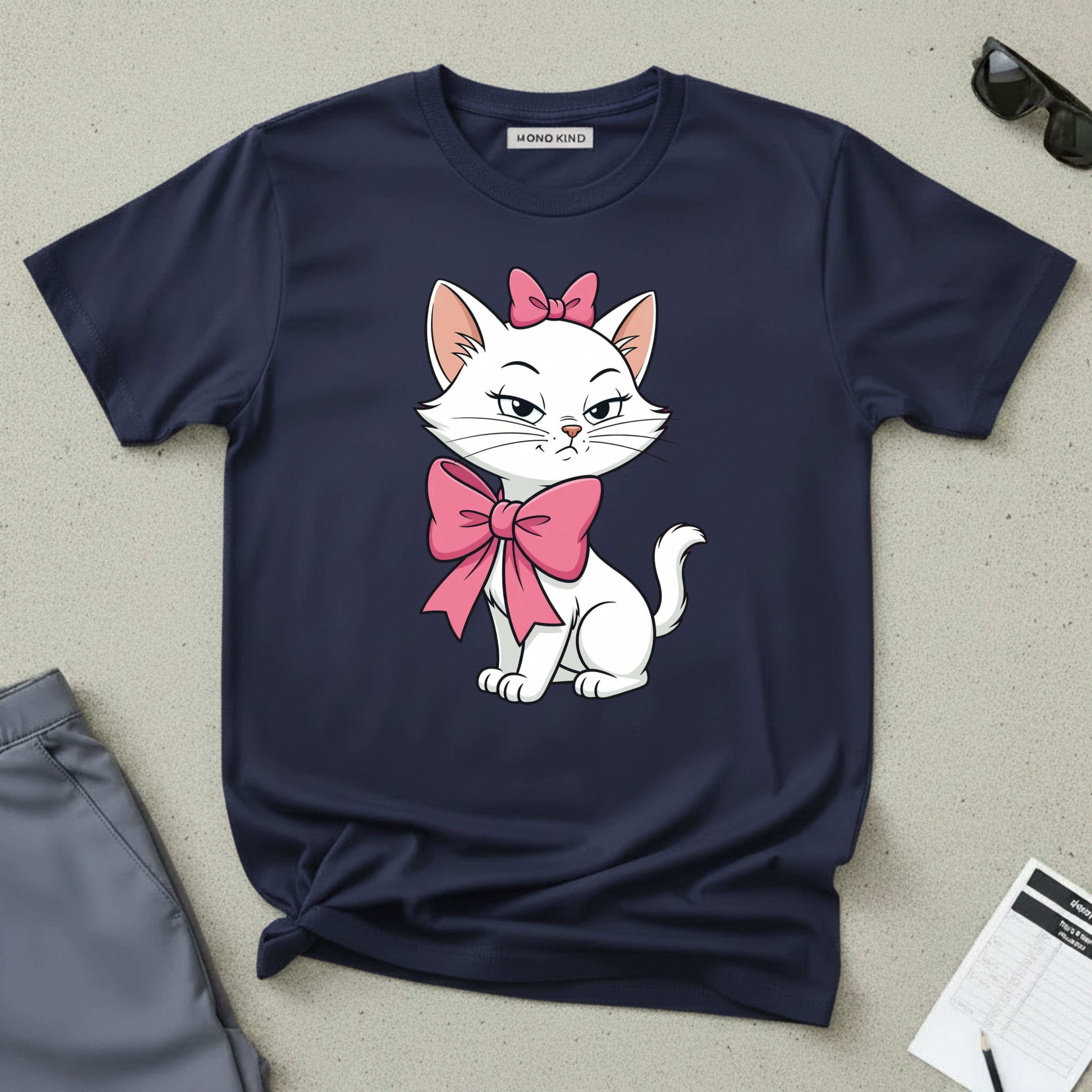Cute White Kitten T-Shirt