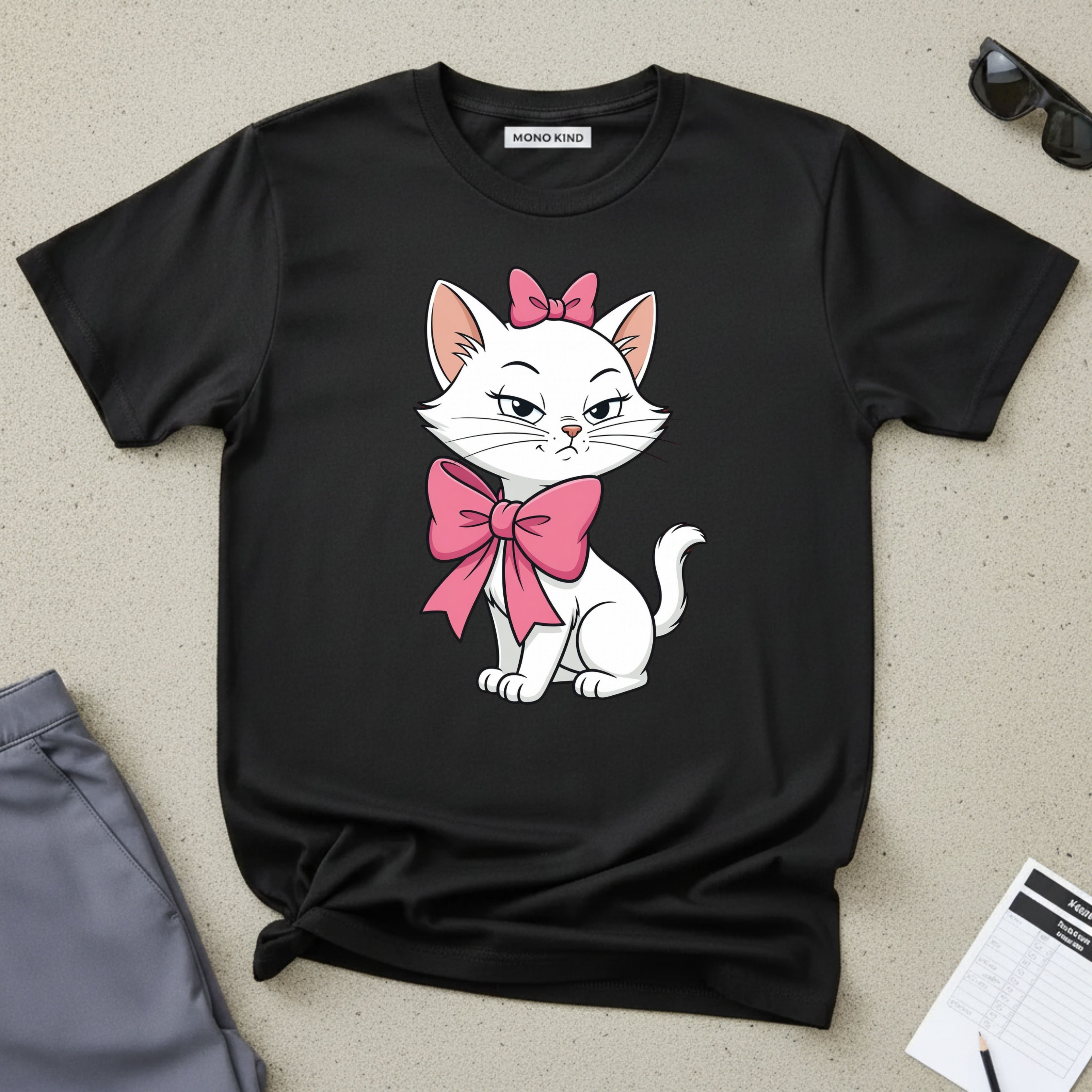 Cute White Kitten T-Shirt