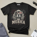 Merica Dog Patriotic T-Shirt