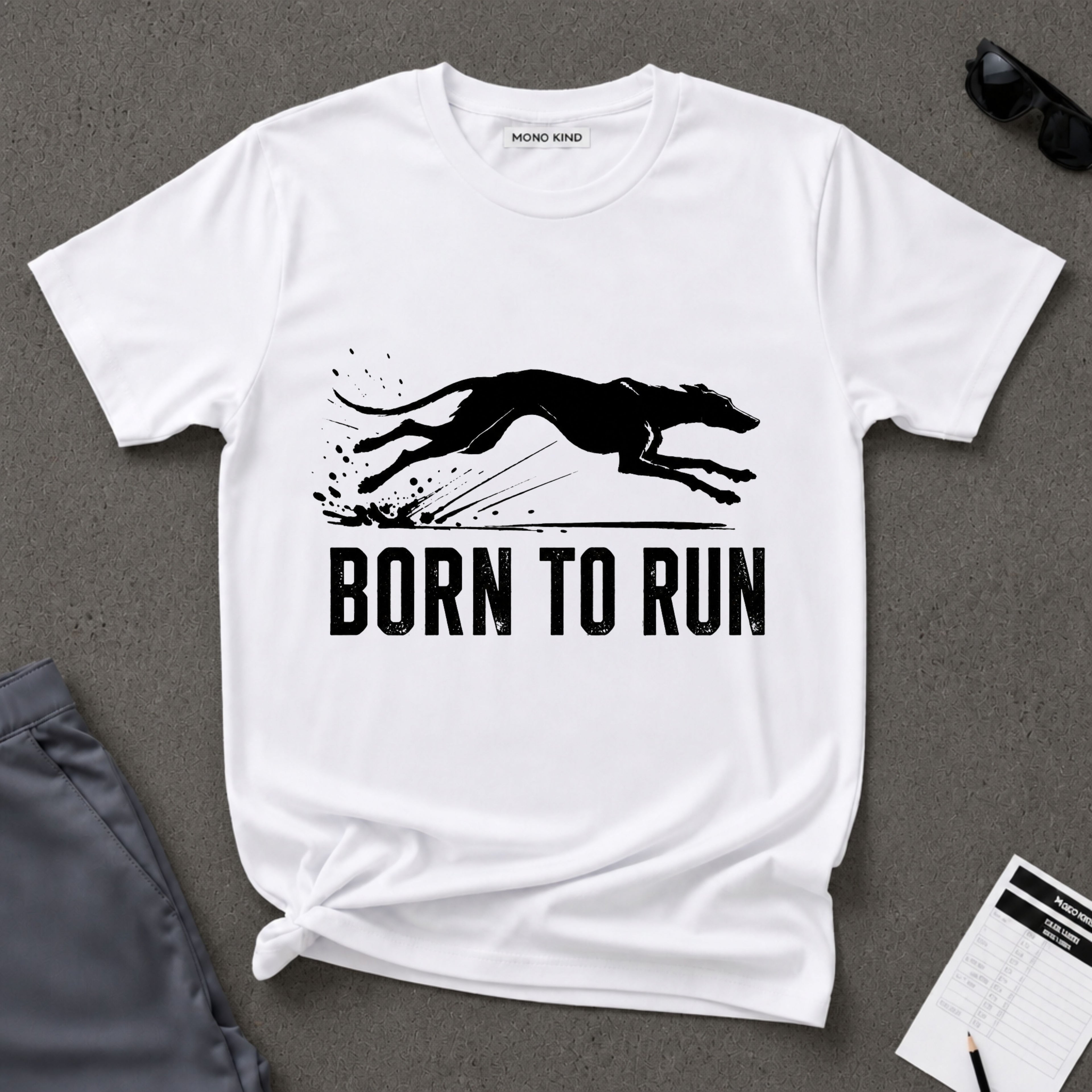 Running Dog Graphic T-Shirt