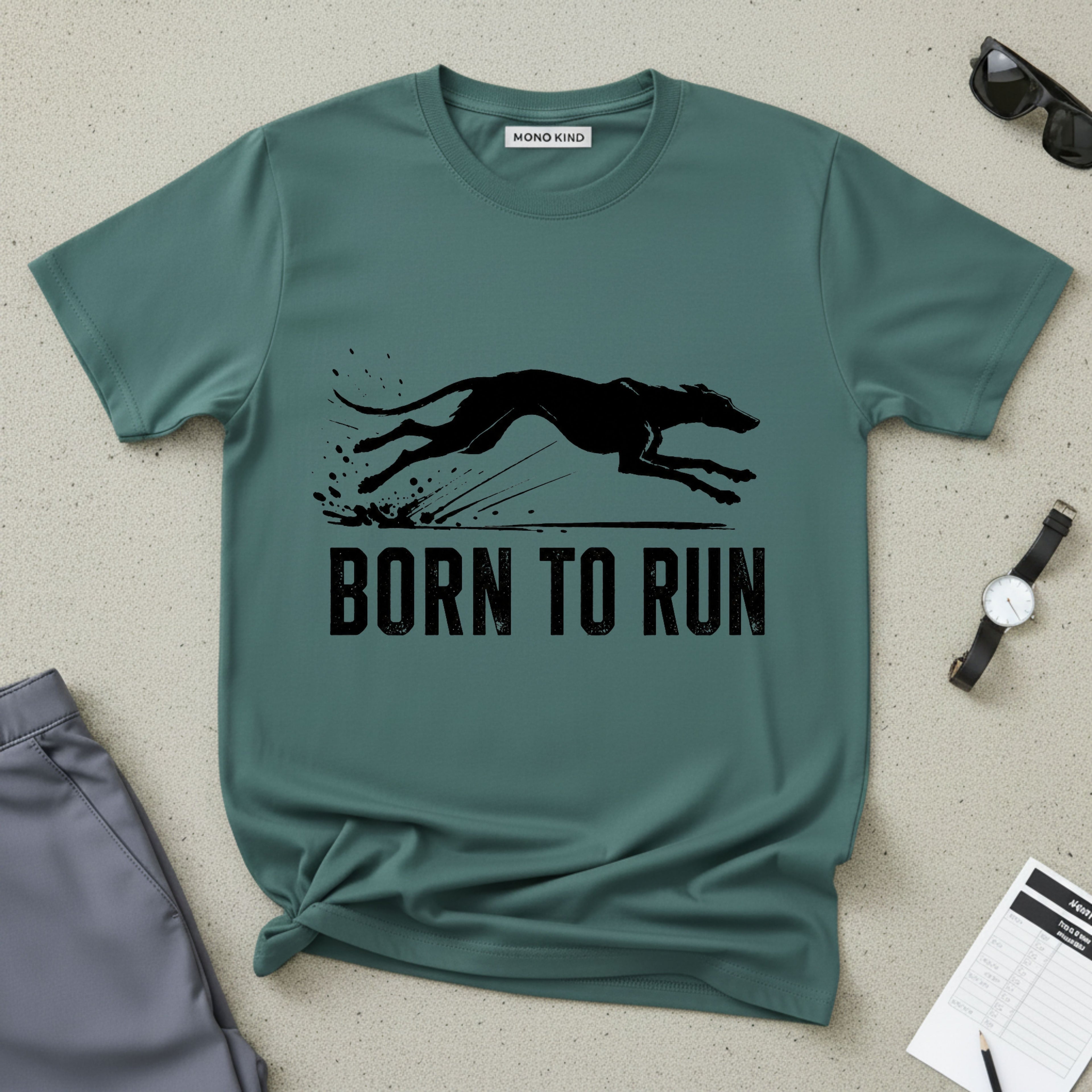 Running Dog Graphic T-Shirt