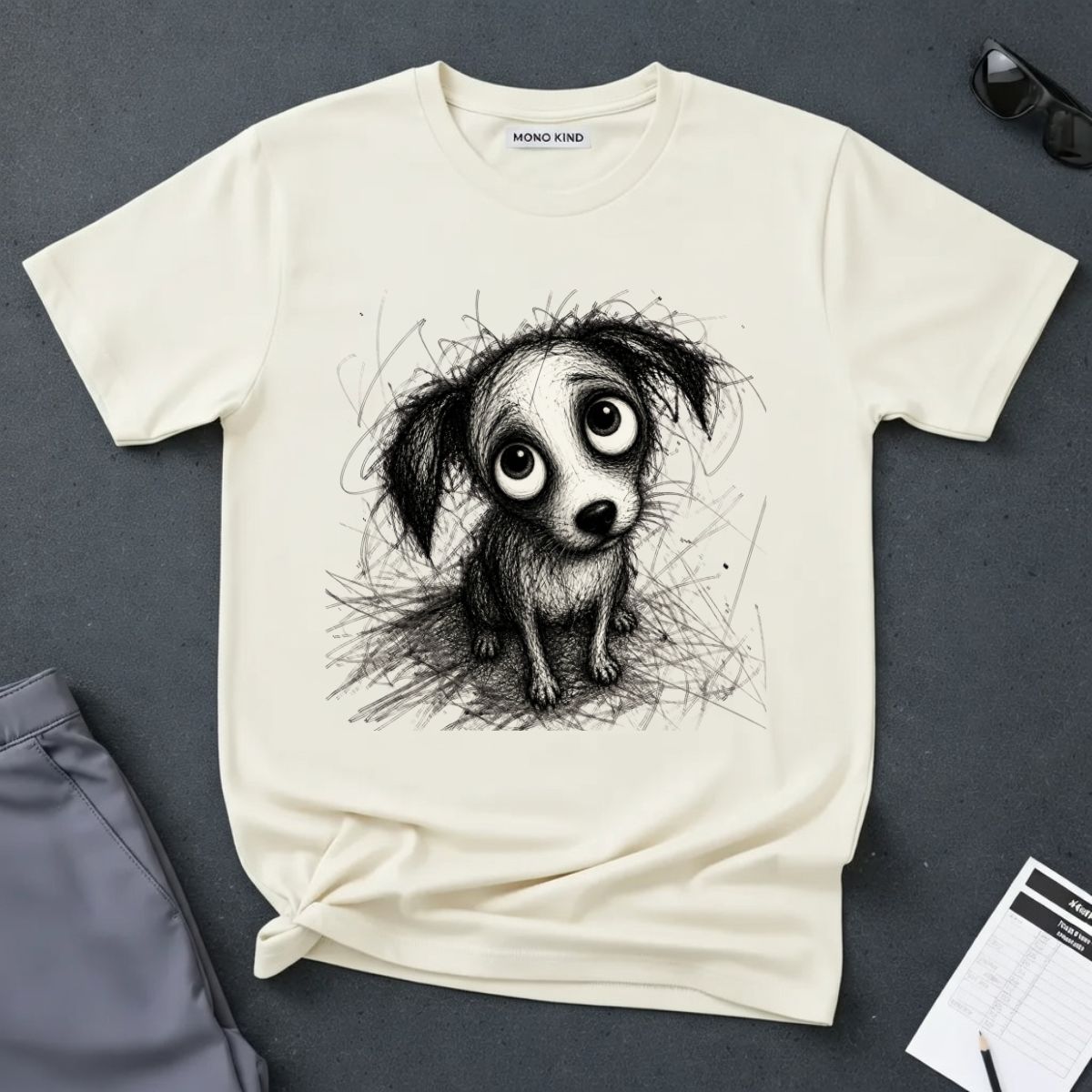 Sad Puppy Sketch T-Shirt