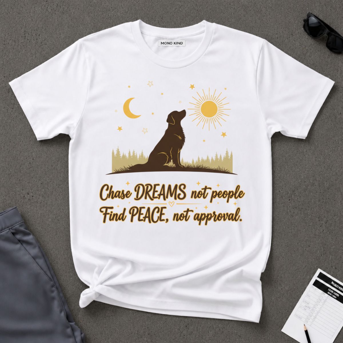 Dog Moonrise T‑Shirt