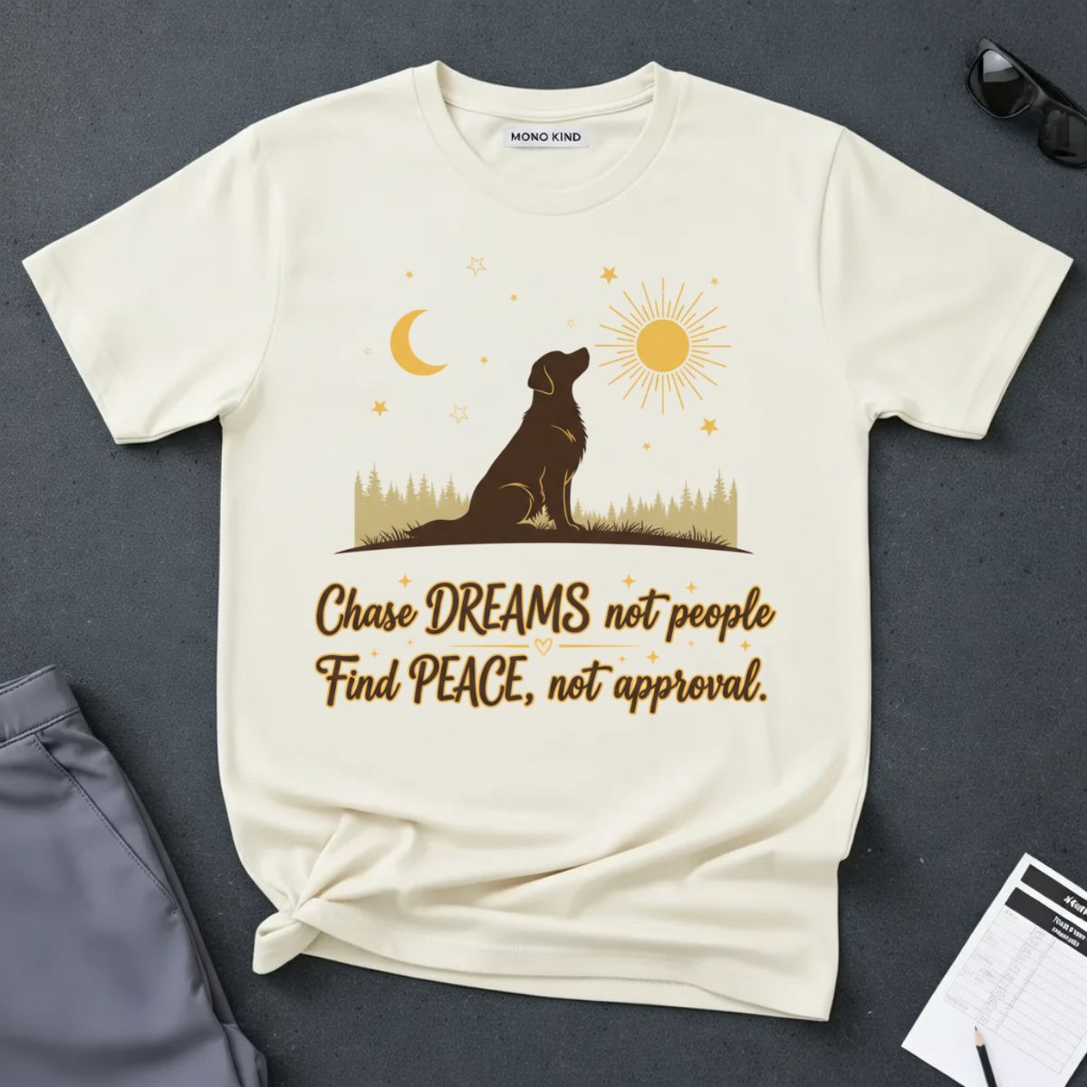 Dog Moonrise T‑Shirt