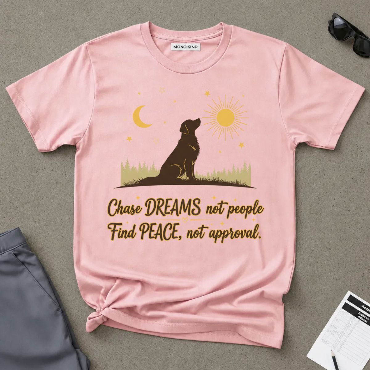 Dog Moonrise T‑Shirt