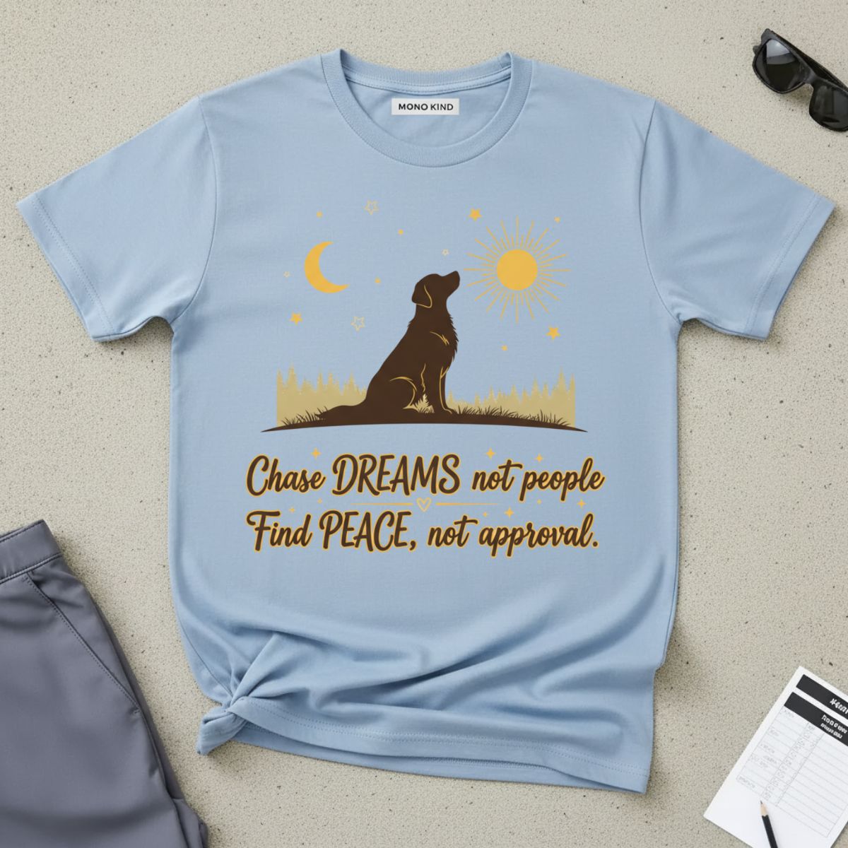Dog Moonrise T‑Shirt