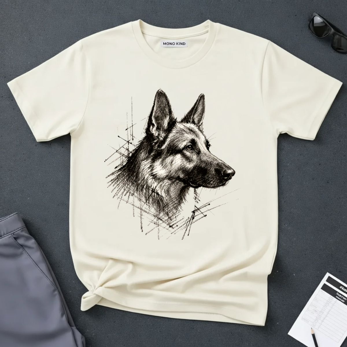 German Shepherd Portrait T-Shirt
