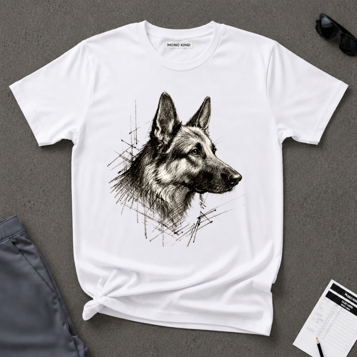 German Shepherd Portrait T-Shirt