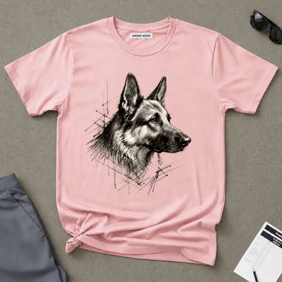 German Shepherd Portrait T-Shirt