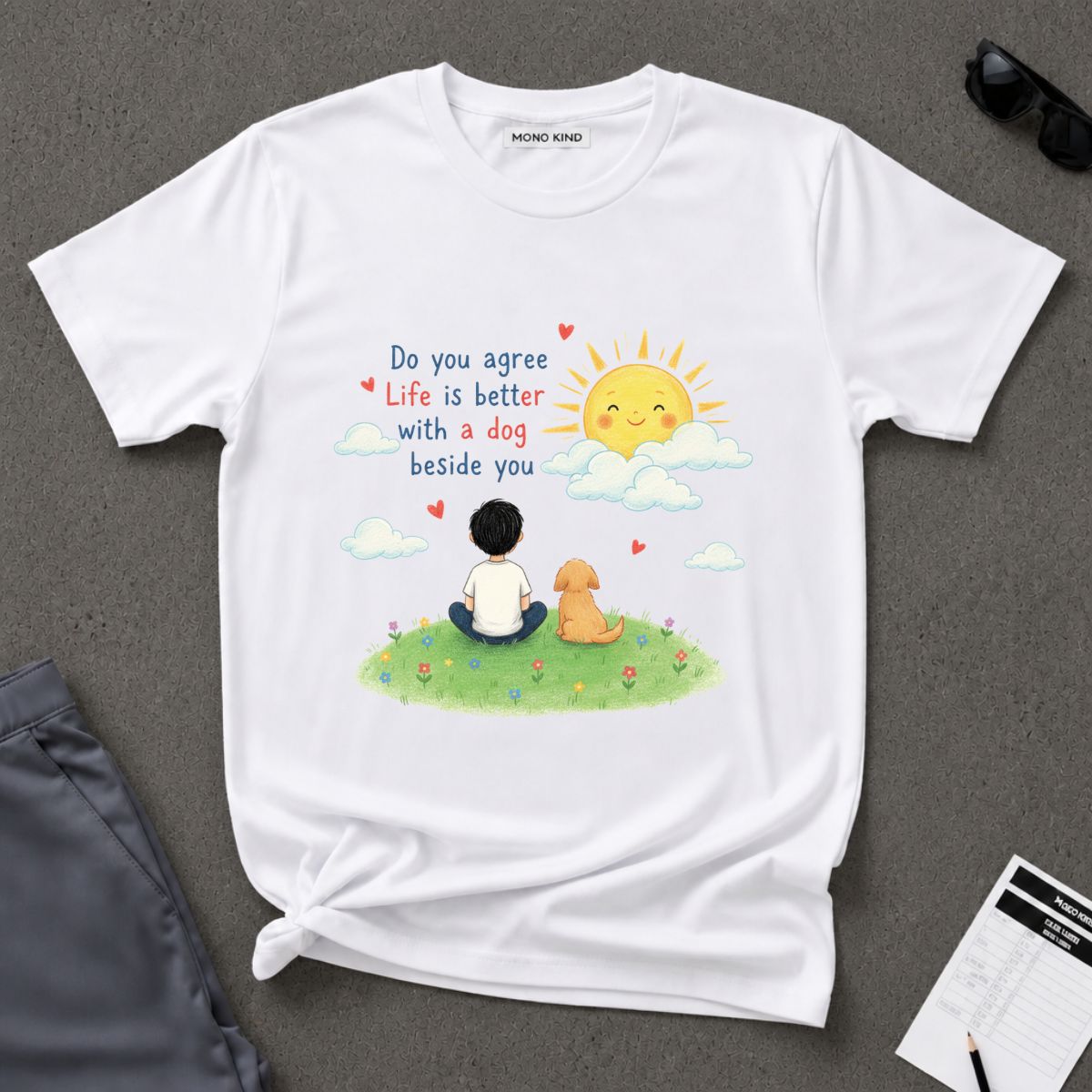 Dog Life Graphic T-Shirt