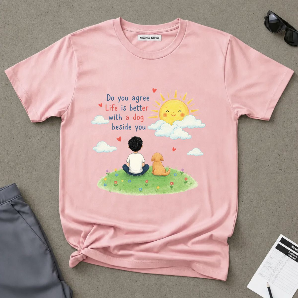 Dog Life Graphic T-Shirt