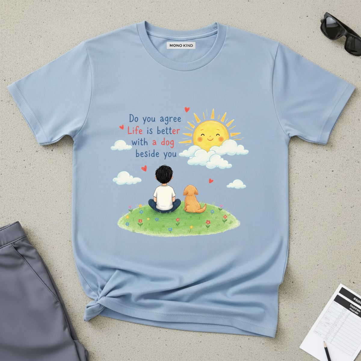 Dog Life Graphic T-Shirt