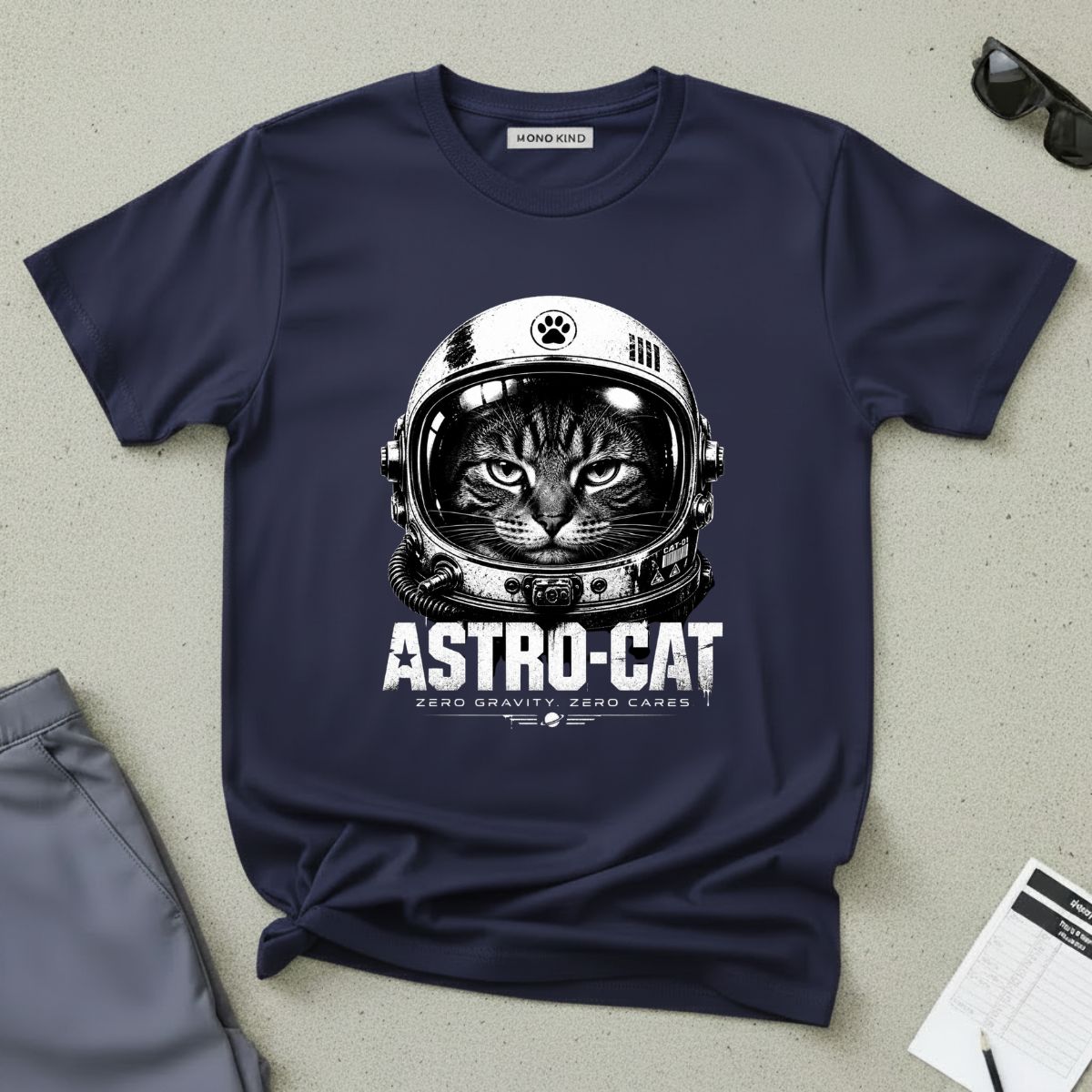 Astro-Cat Helmet T-Shirt