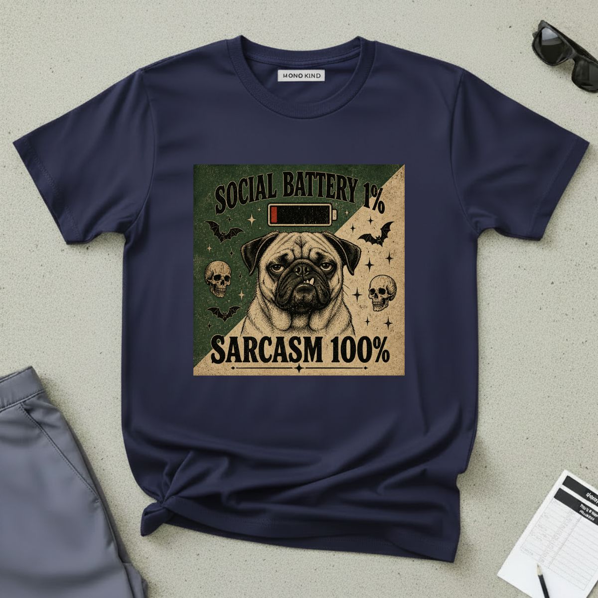 Sarcastic Pug T-Shirt