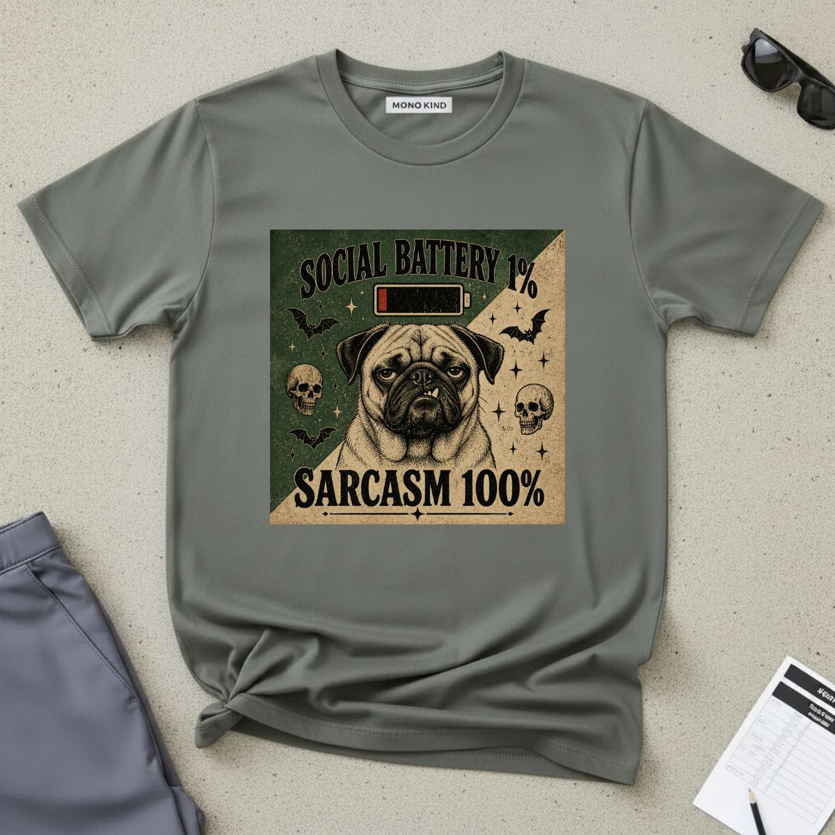 Sarcastic Pug T-Shirt