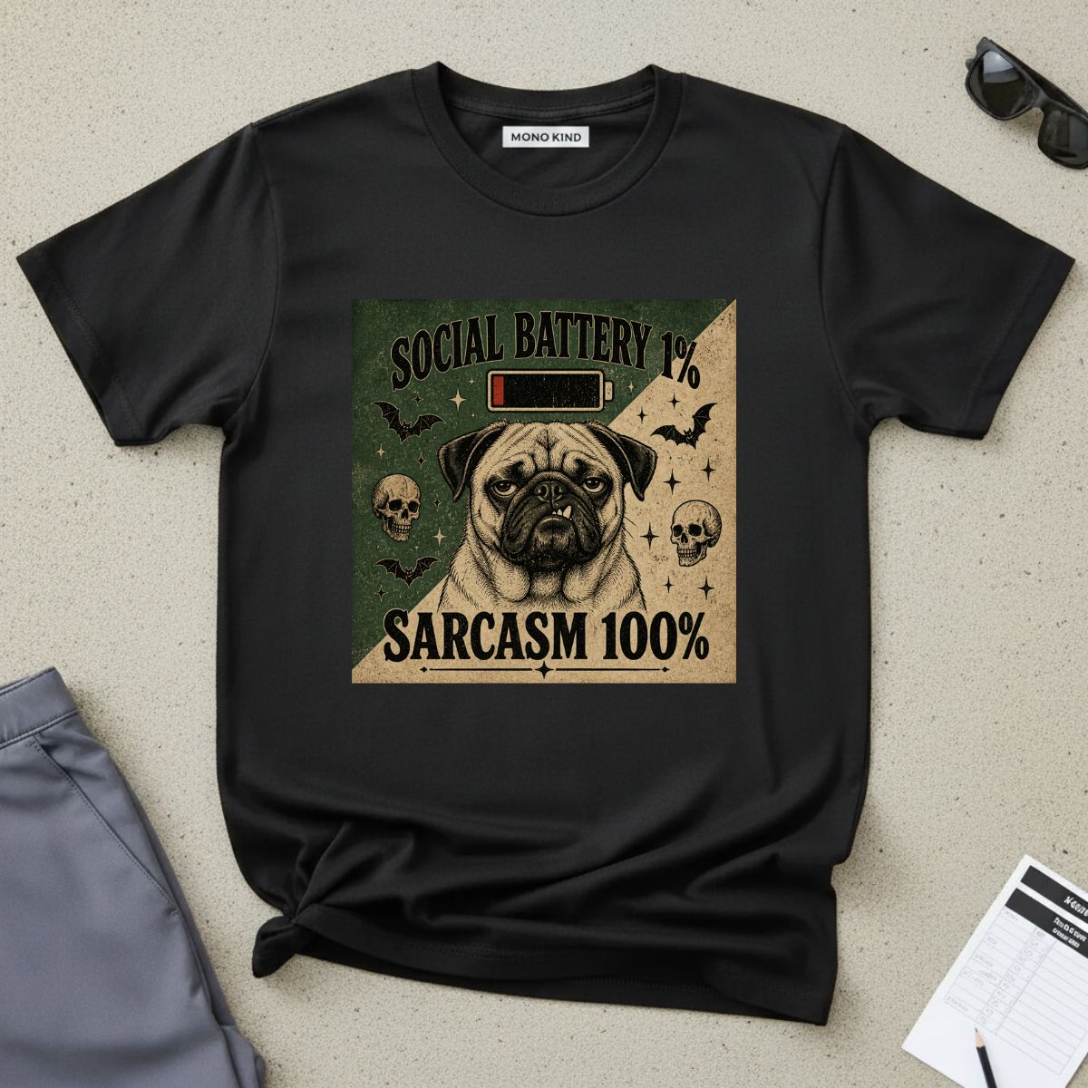 Sarcastic Pug T-Shirt