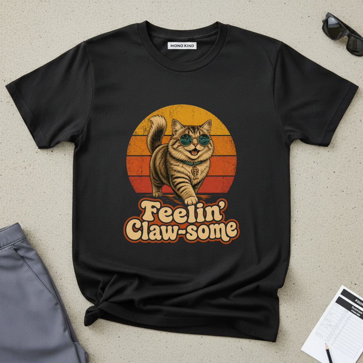 Feelin' Claw-some Cat T-Shirt