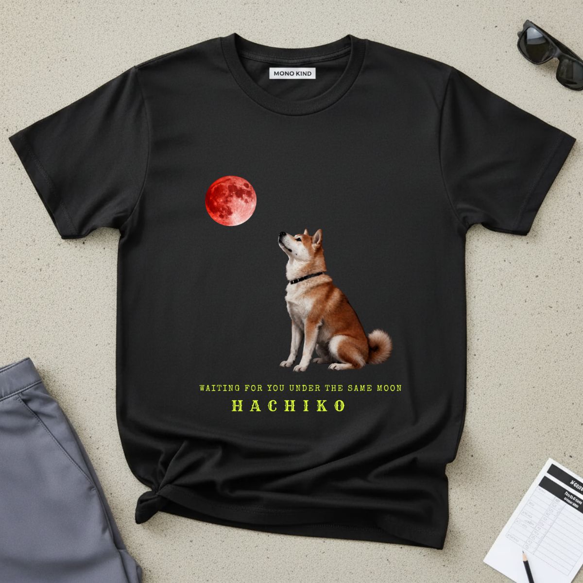Hachiko Shiba Inu T-Shirt
