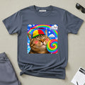 Cute Rainbow Cat T‑Shirt