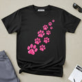Pink Paw Print T-Shirt
