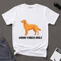 Good Vibes Only Golden Retriever T-Shirt
