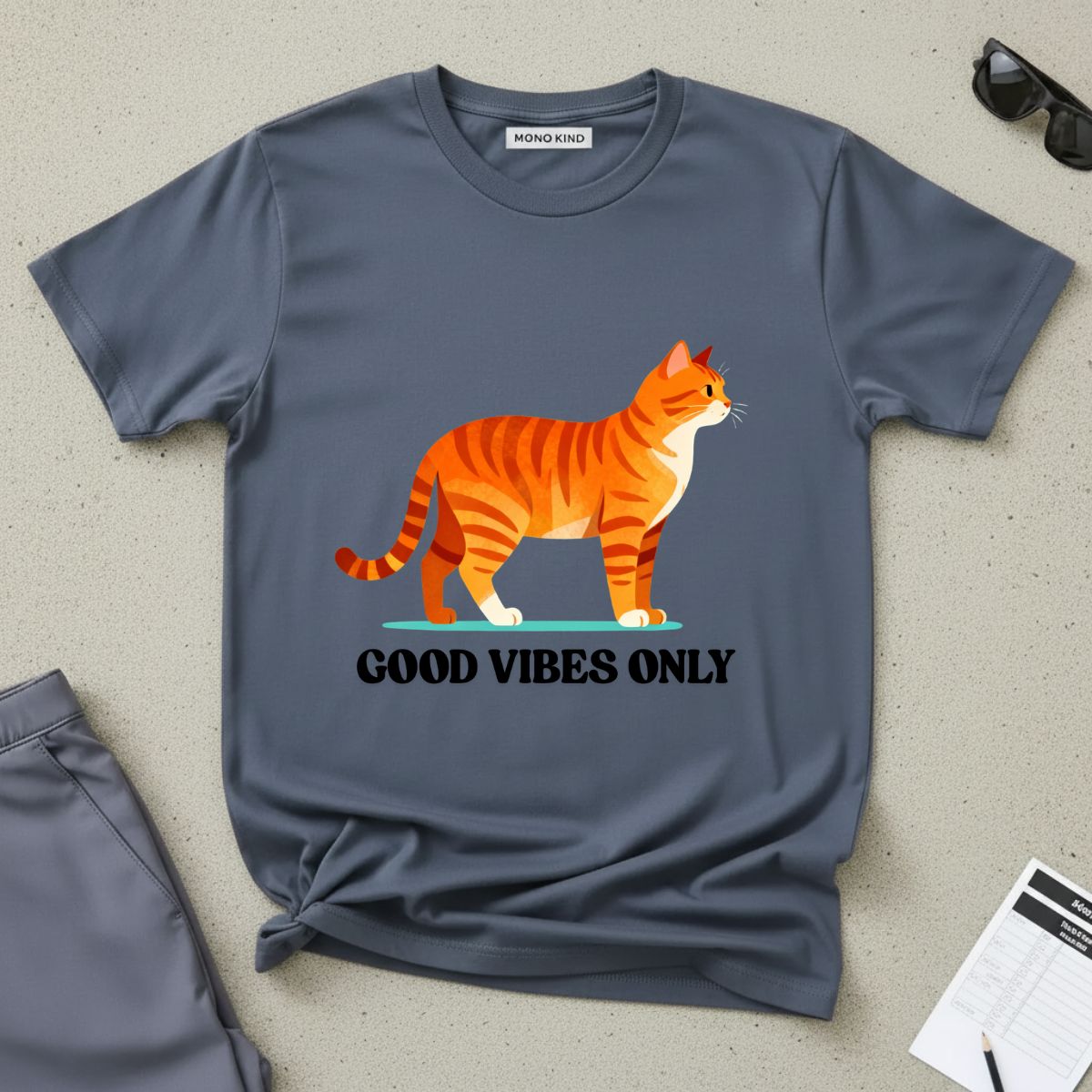 Good Vibes Only Cat T-Shirt