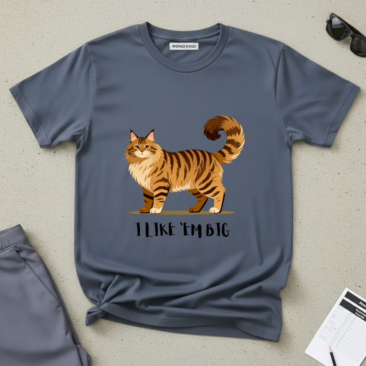 Orange Tabby Graphic Cat Lover T-Shirt