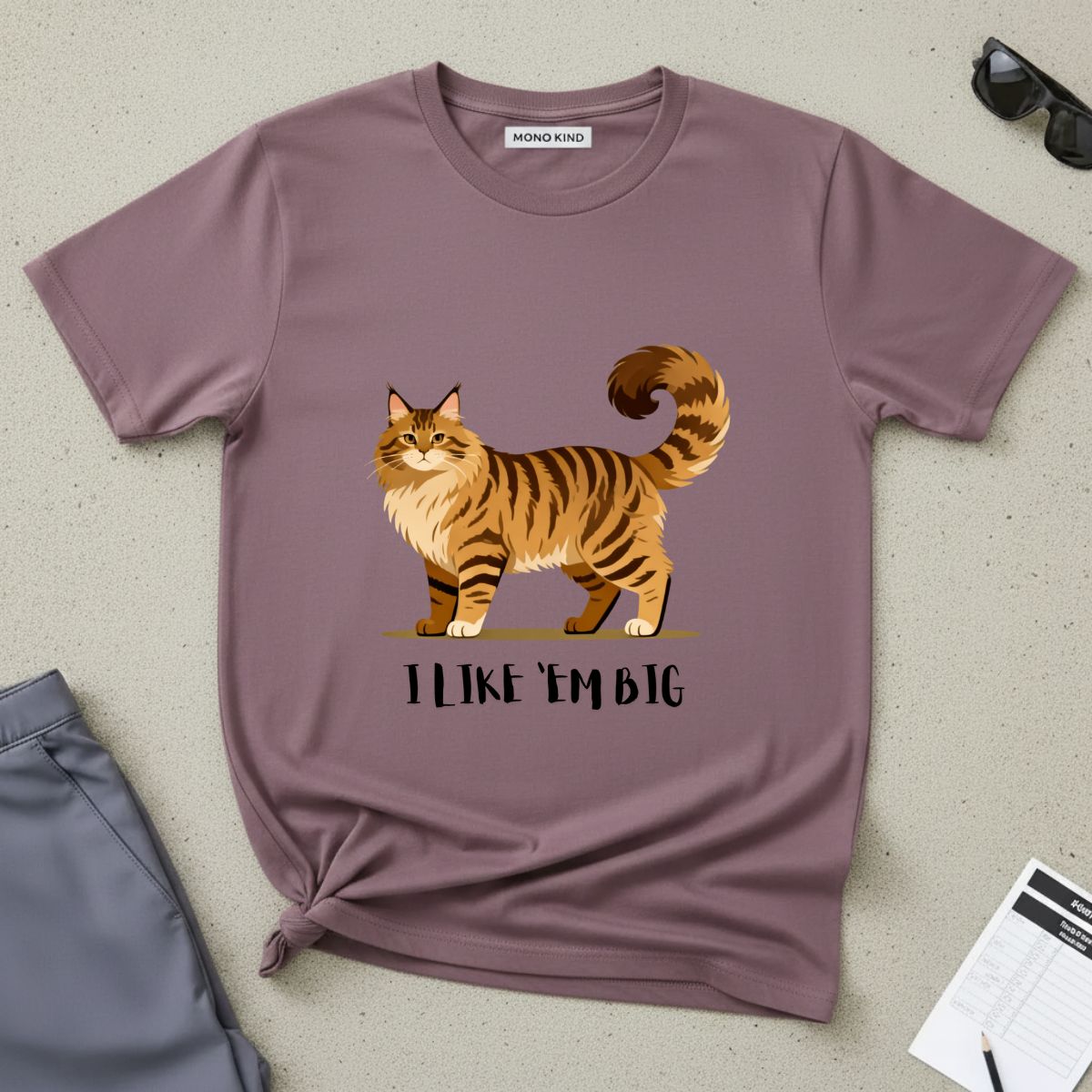 Orange Tabby Graphic Cat Lover T-Shirt