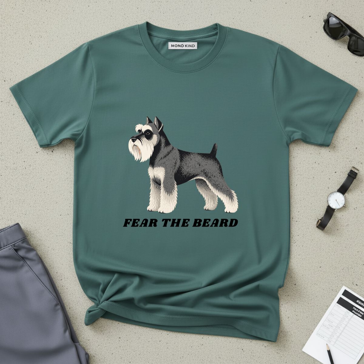 Schnauzer 'Fear the Beard' T-Shirt