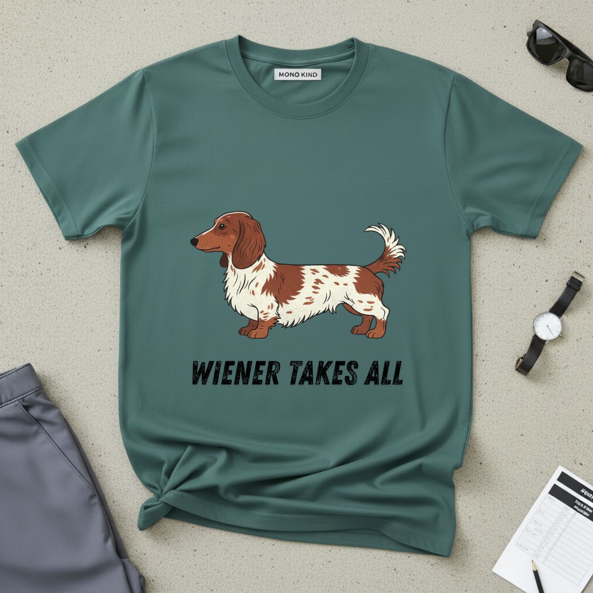 Wiener Takes All Dachshund T-Shirt
