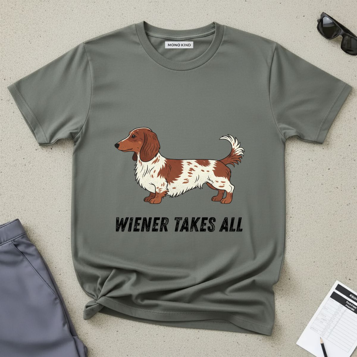 Wiener Takes All Dachshund T-Shirt