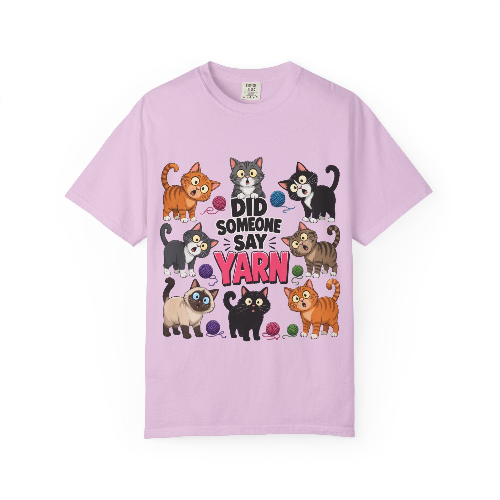 DID SOMEONE SAY YARN? Kittens Graphic T-Shirt