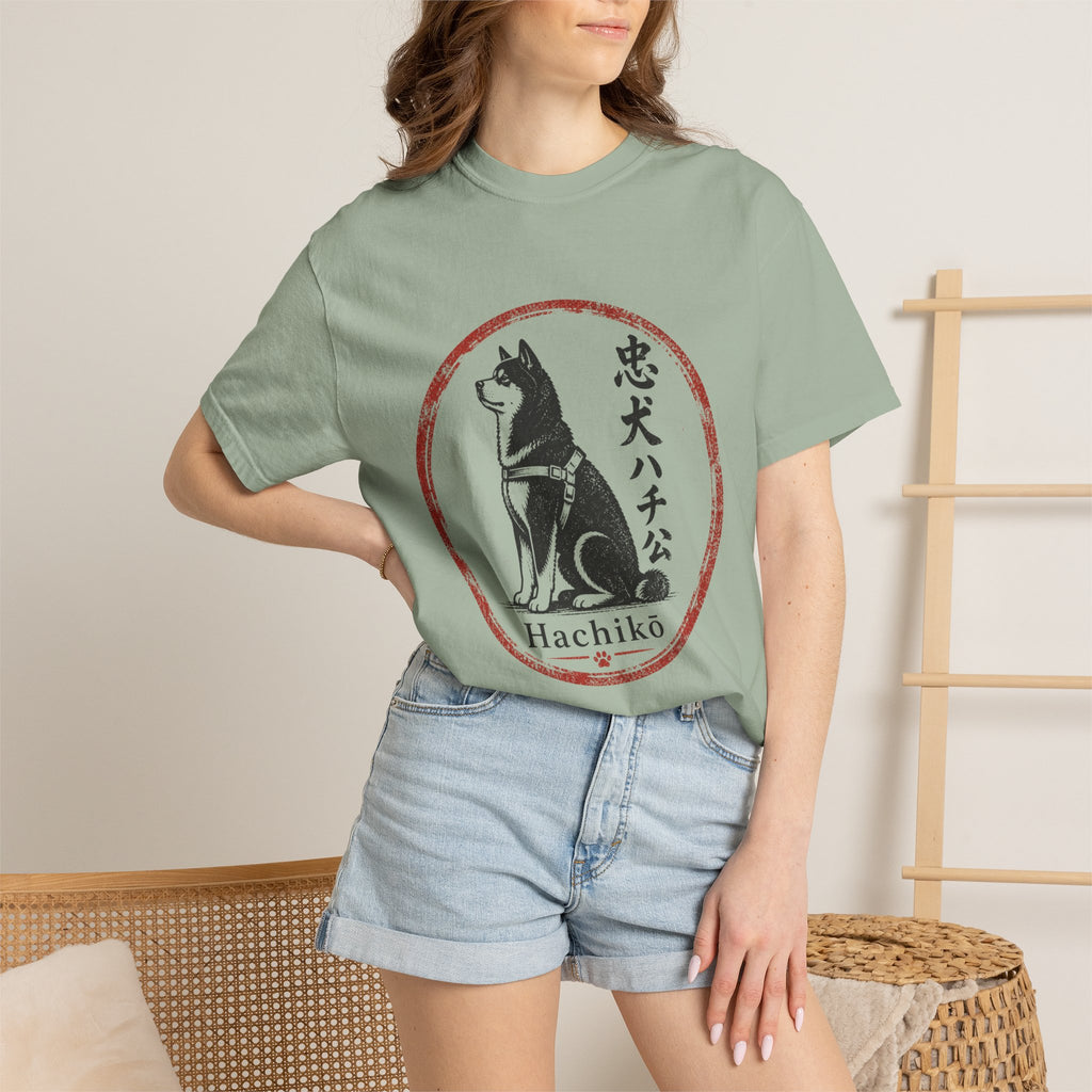 Hachiko Loyalty Dog T-Shirt — Japanese Akita Tribute Tee