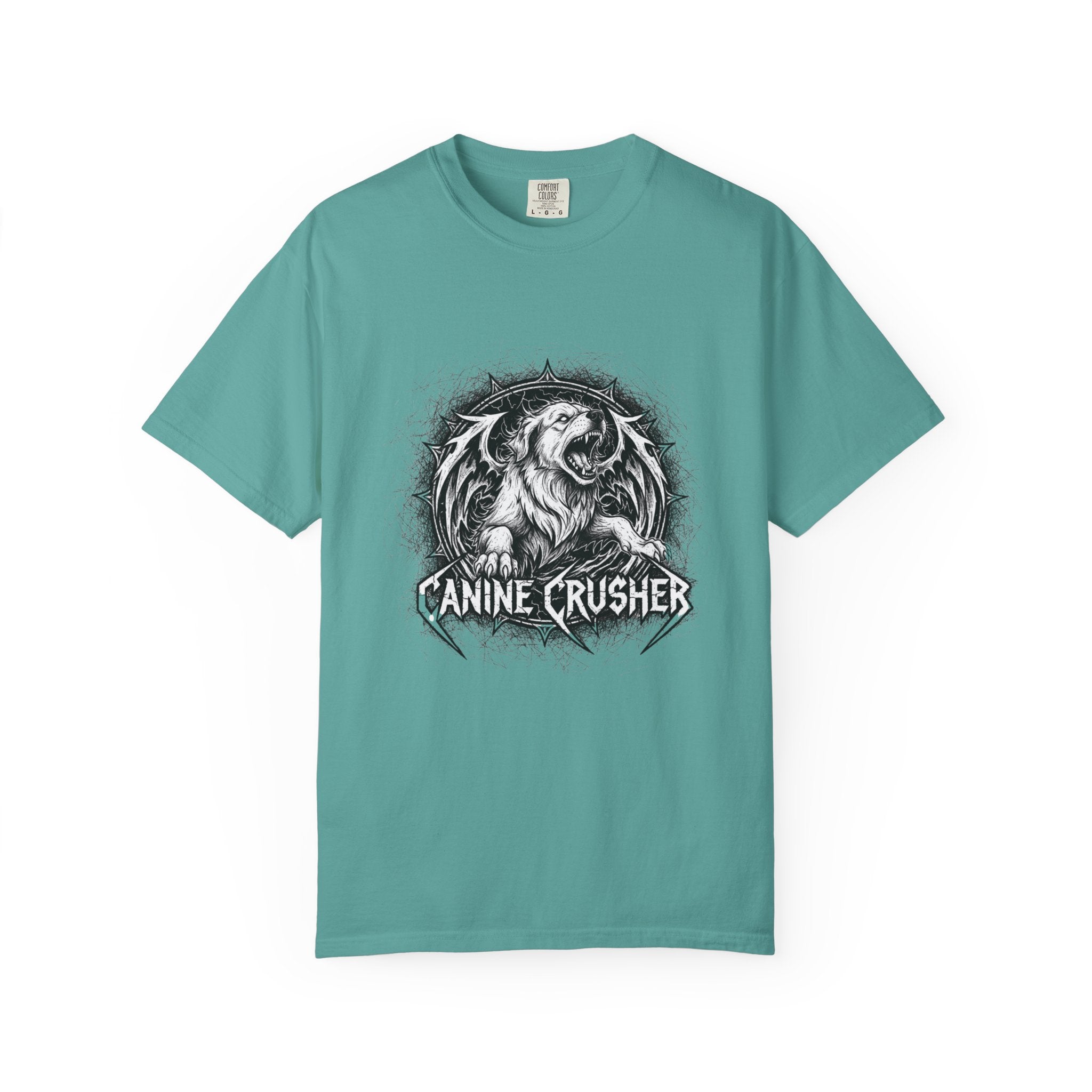 The "Canine Crusher" Heavy Metal Thrash Dog Tee