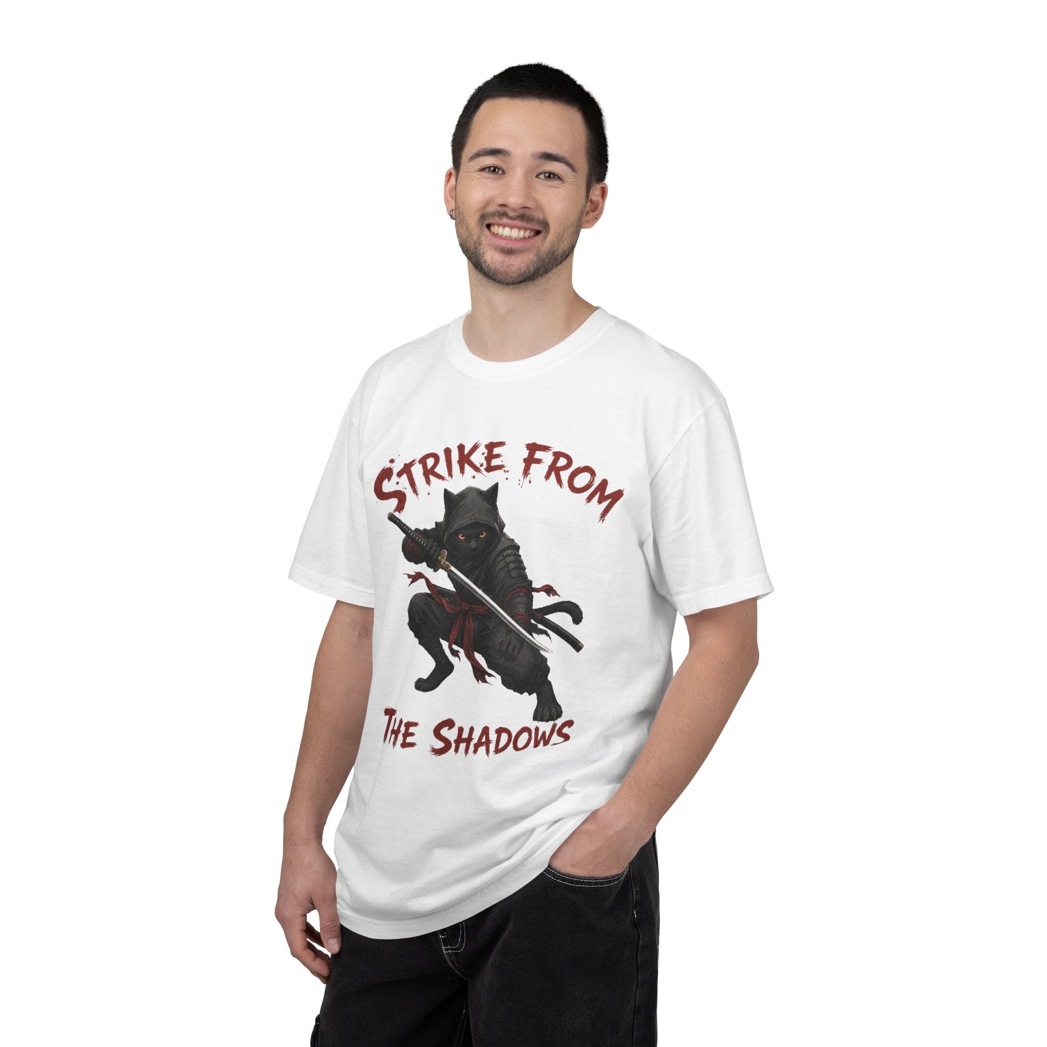 Strike From The Shadows Ninja Cat T-Shirt