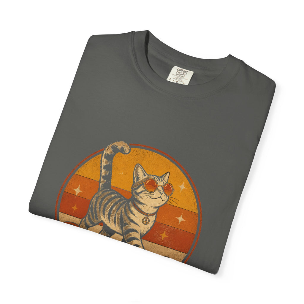 Stay Pawsitive Retro Cat T-Shirt