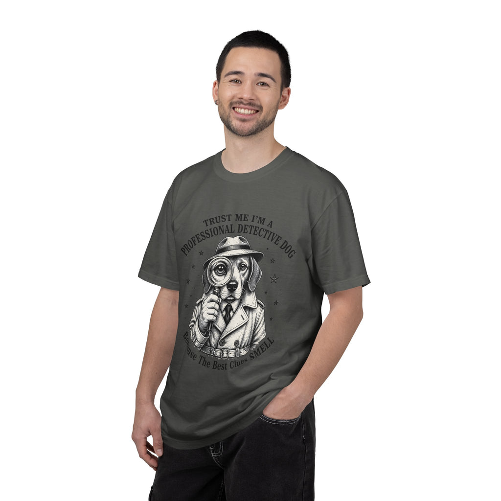 Detective Dog T-Shirt — "Trust Me I'm a Professional Detective Dog" Graphic Tee