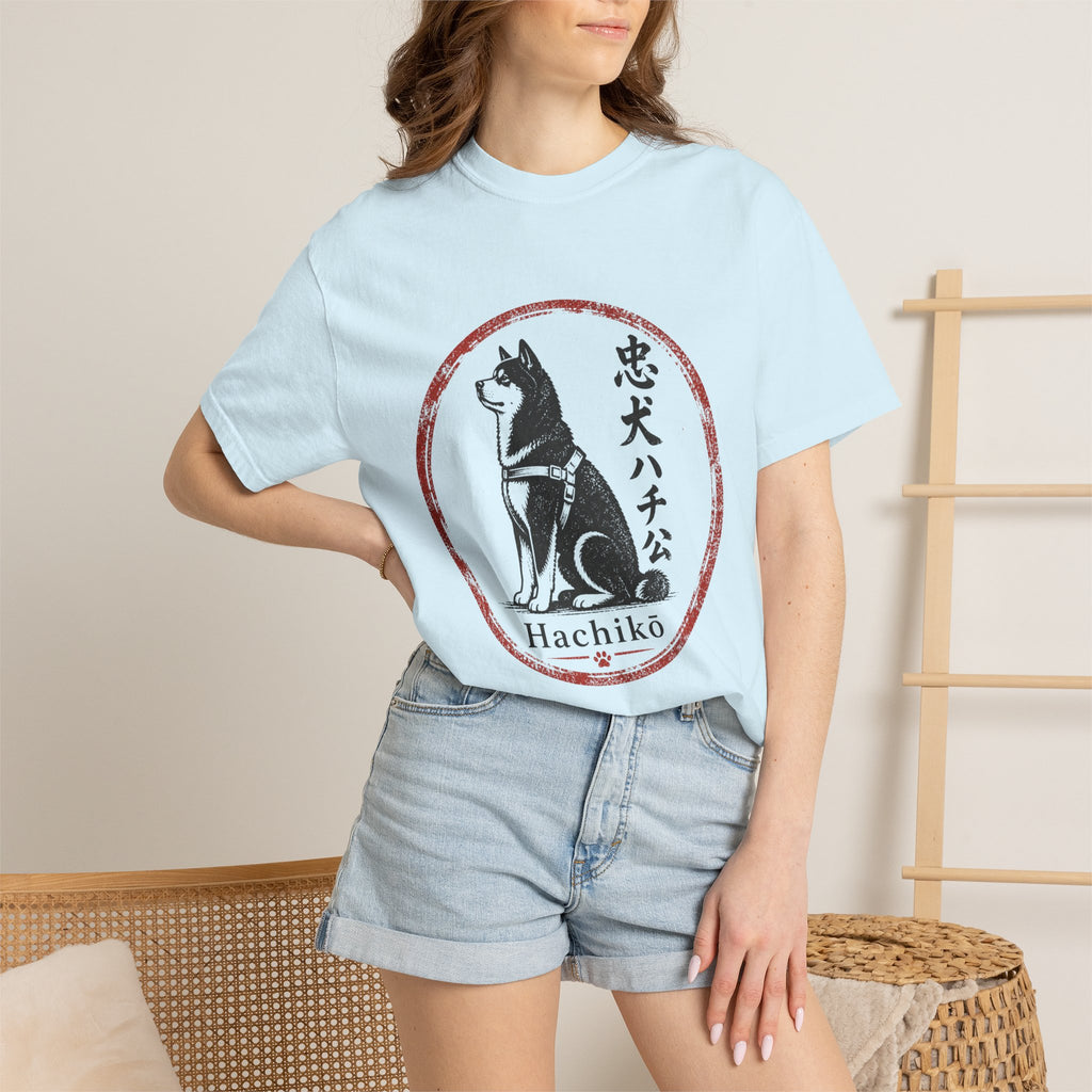 Hachiko Loyalty Dog T-Shirt — Japanese Akita Tribute Tee